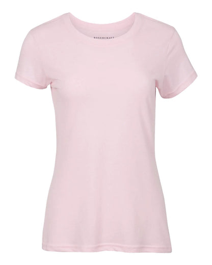 Boxercraft Women's Tri-Blend T-Shirt BW2101 #color_Pale Pink Heather