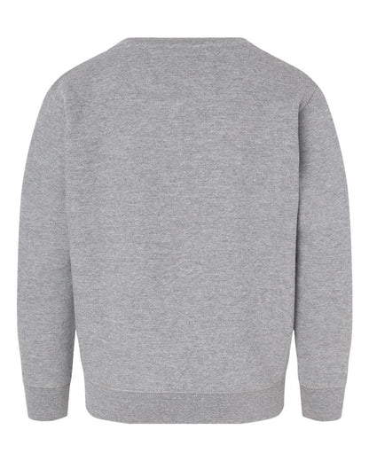 LAT Youth Elevated Fleece Crewneck Sweatshirt 2225 #color_Heather