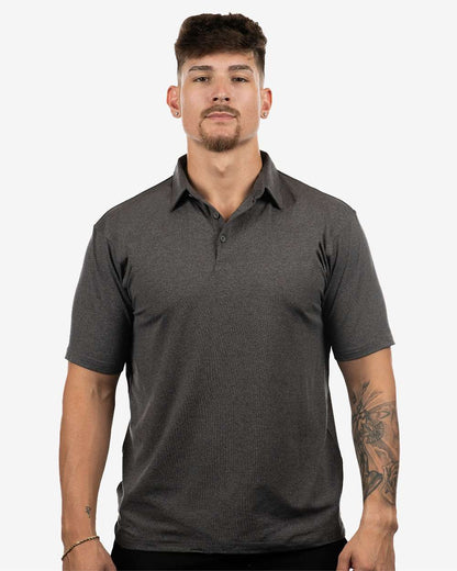 Burnside Men's Dawn to Dusk Polo 0900 #colormdl_Heather Charcoal