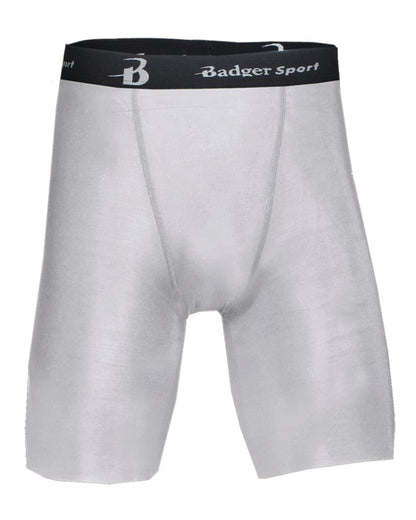 Badger Pro-Compression Shorts 4607 #color_Silver