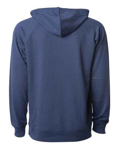 Independent Trading Co. Icon Lightweight Loopback Terry Hooded Sweatshirt SS1000 #color_Indigo