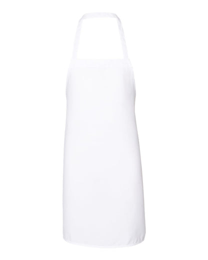 Q-Tees Bib Apron Q4010 #color_White