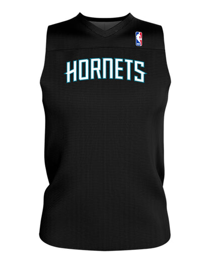 Alleson Athletic NBA Logo'd Reversible Game Jersey A105LA #color_Charlotte Hornets