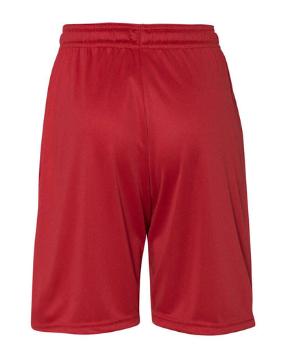 Russell Athletic Youth Essential 7" Shorts with Pockets TS7X2B #color_True Red