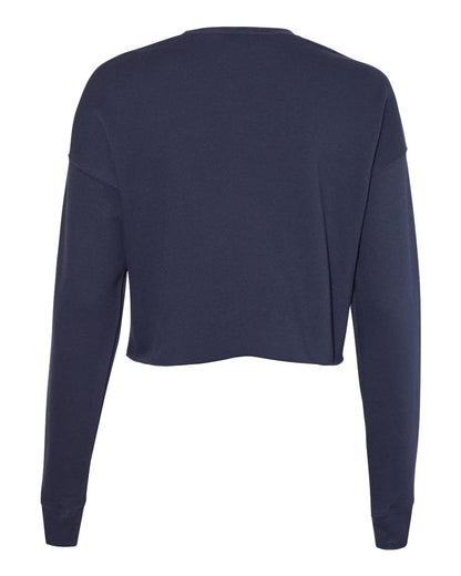 BELLA + CANVAS Women's Crop Crew Fleece 7503 #color_Navy