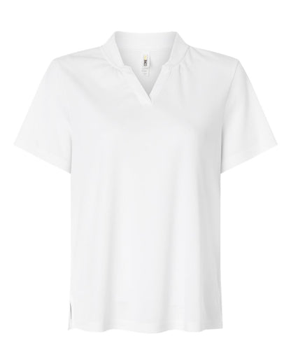 CORE365 Women's Nova Performance Pique Polo CE108W #color_White