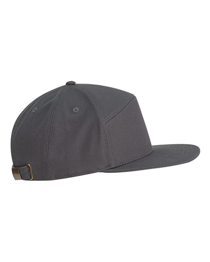 Big Accessories Hybrid Flat Bill Cap BA709 #color_Dark Grey