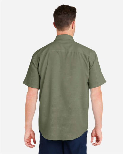 HUK Men's Tide Point Short Sleeve Shirt H150171 #colormdl_Moss