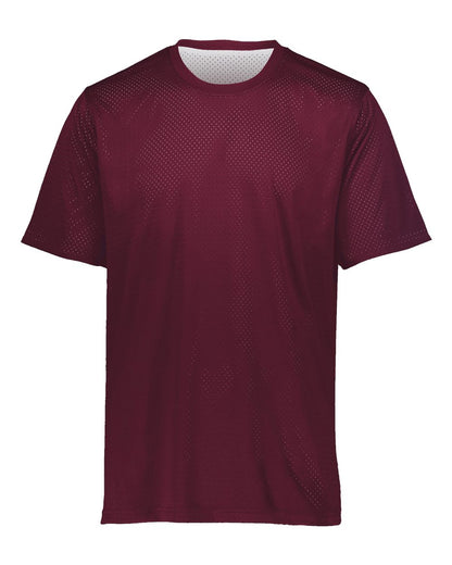 Augusta Sportswear Unisex Mesh Reversible Jersey 1602 #color_Maroon/ White