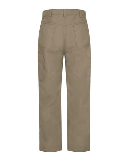 Red Kap Men's Shop Pants PT2A #color_Khaki - Unhemmed