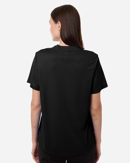 CORE365 Women's Nova Performance Pique Polo CE108W #colormdl_Black