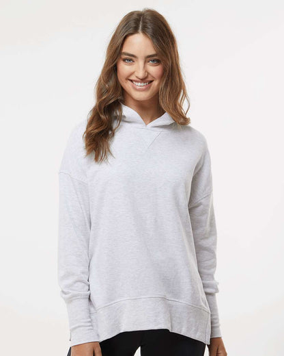 MV Sport Women's French Terry Hooded Sweatshirt W23720 #colormdl_Ash