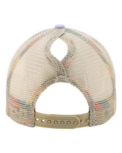 Infinity Her Women's Washed Mesh-Back Cap TESS #color_Lavender/ Stripes