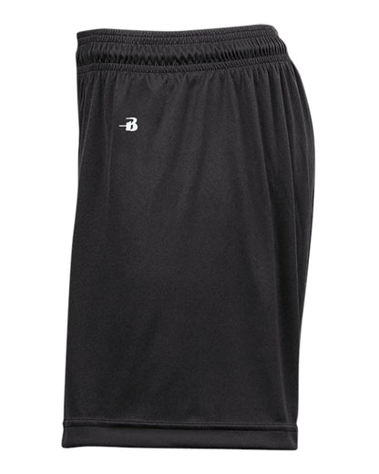 Badger Women's B-Core 5" Inseam Shorts 4116 #color_Black