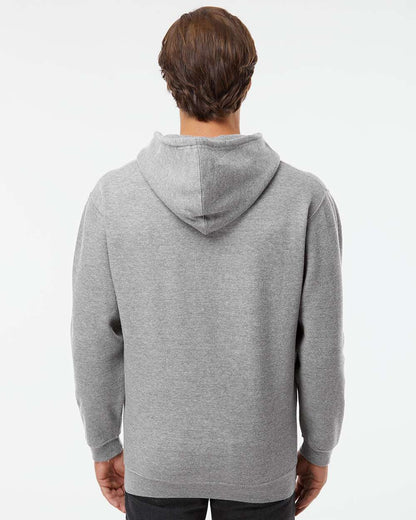 LAT Unisex Elevated Fleece Hoodie Sweatshirt 6926 #colormdl_Granite Heather