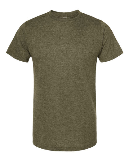 Tultex Poly-Rich T-Shirt 241 #color_Heather Military Green