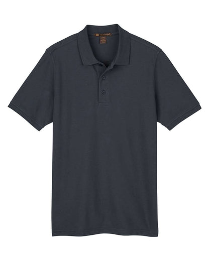 Harriton Men's Valiant Cotton Snag Protect Polo M205 #color_Dark Charcoal