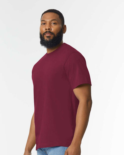 Gildan Unisex Softstyle® Midweight T-Shirt 65000 #colormdl_Maroon