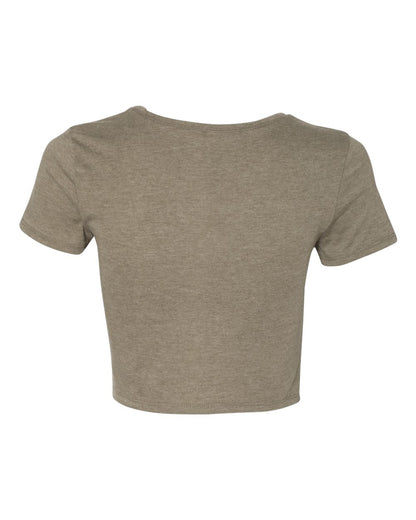 BELLA + CANVAS Women’s Crop Tee 6681 #color_Heather Olive