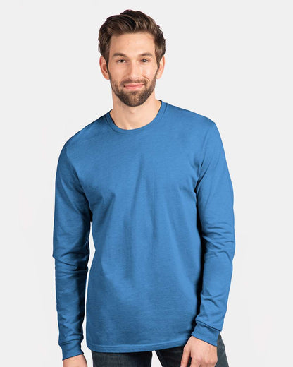 Next Level CVC Long Sleeve T-Shirt 6211 #colormdl_Heather Columbia Blue