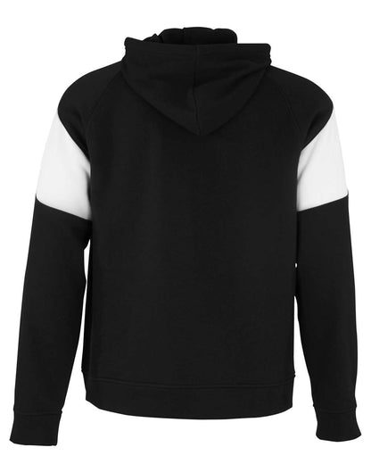 Holloway Unisex Athletic Fleece Prospect Hooded Sweatshirt 229546 #color_Black/ White