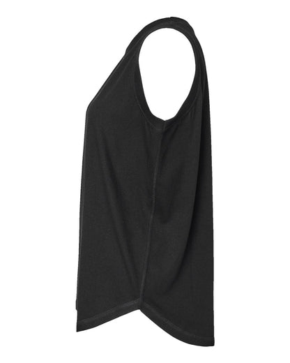 LAT Women's Relaxed Fine Jersey Tank 3592 #color_Black