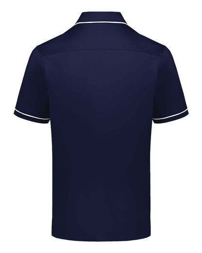 Holloway Men's CoolCore® Polo 222518 #color_Navy/ White