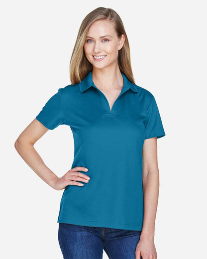 Devon & Jones Women's CrownLux Performance® Plaited Polo DG20W #colormdl_Dark Teal