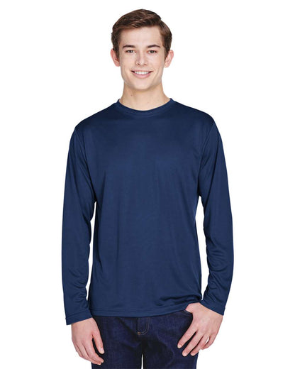 Team 365 Men's Zone Performance Long Sleeve T-Shirt TT11L #colormdl_Sport Dark Navy