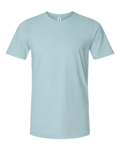 Tultex Combed CVC T-Shirt 602CVC #color_Heather Ice Blue