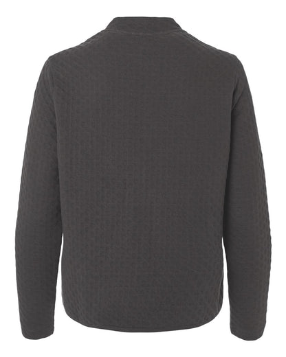 Devon & Jones Women's Berkeley Textured Full-Zip Jacket DG740W #color_Graphite