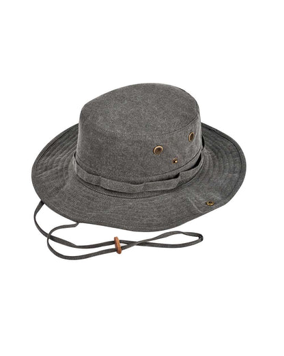 Authentic Pigment Pigment-Dyed Booney AP1923 #color_Black/ Khaki