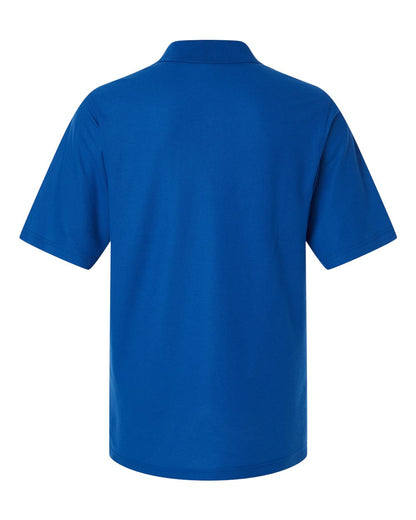 Harriton Men's Tall Maverick CVC Pique Polo M105T #color_True Royal