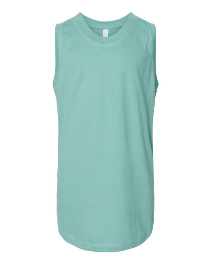LAT Girls' Relaxed Fine Jersey Tank 2692 #color_Saltwater