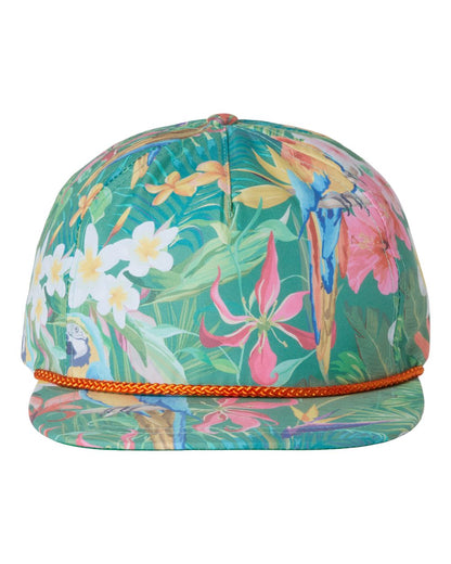 Imperial The Aloha Rope Cap DNA010 #color_Hawaiin Rainforest