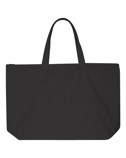 Liberty Bags Tote with Top Zippered Closure 8863 #color_Black