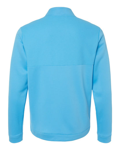 Adidas Ultimate365 Textured Quarter-Zip Pullover A2001 #color_Semi Blue Burst