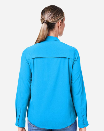CORE365 Women's Ultra UVP® Marina Shirt CE510LW #colormdl_Electric Blue