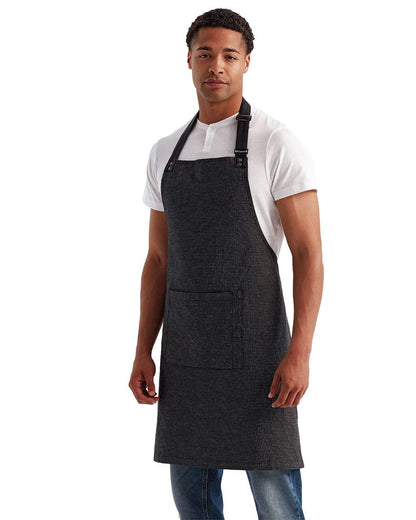 Artisan Collection by Reprime Annex Oxford Bib Apron RP144 #colormdl_Black
