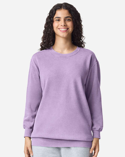 Comfort Colors Unisex Garment-Dyed Crewneck Sweatshirt 1566 #colormdl_Orchid