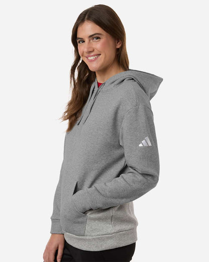 Adidas Women's Fleece Hooded Sweatshirt AT204 #colormdl_Medium Grey Heather