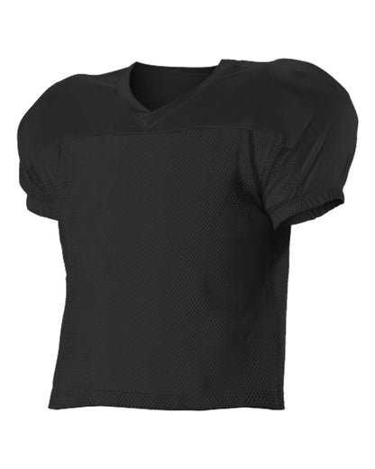 Alleson Athletic Practice Mesh Football Jersey 712 #color_Black