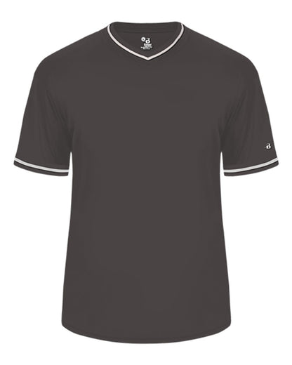 Alleson Athletic Men's Vintage Jersey 7974 #color_Graphite/ Graphite/ White