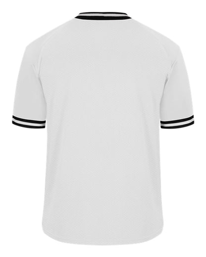 Alleson Athletic Youth Vintage Jersey 2974 #color_White/ Black/ White