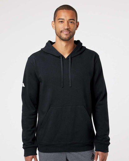 Adidas Unisex Fleece Hooded Sweatshirt A432 #colormdl_Black
