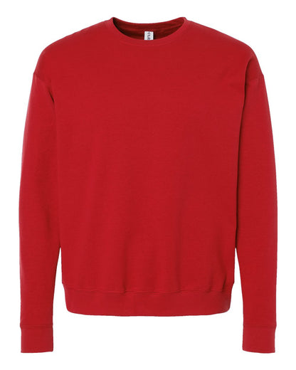 Tultex Fleece Crewneck Sweatshirt 340 #color_Red