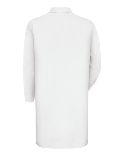 Red Kap Unisex Gripper Front Lab Coat KP18 #color_White