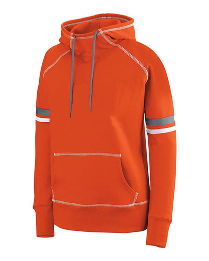 Augusta Sportswear Women's Spry Hoodie 5440 #color_Orange/ White/ Graphite