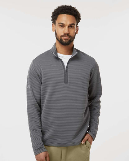 Adidas Men's Spacer Quarter-Zip Pullover A588 #colormdl_Grey Five