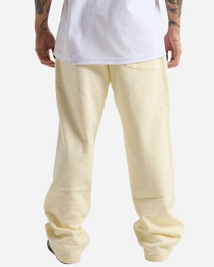 Shaka Wear Men's Garment Dye Straight Leg Sweatpants SHGDSSP #colormdl_Cream